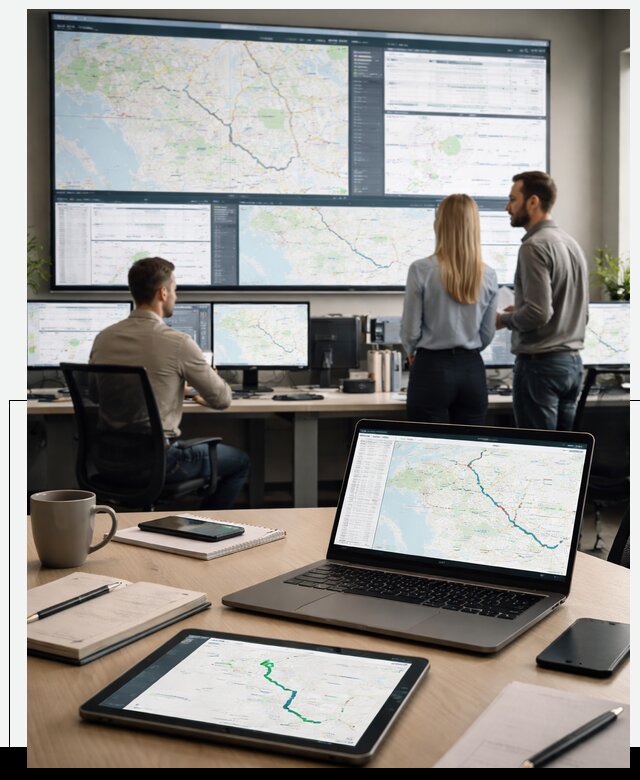 Трекинг грузов и Fleet Management, мониторинг автопарка в Темрюке