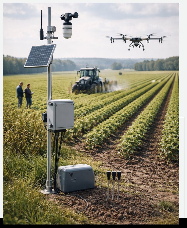 Разработка IoT мониторинга полей в Темрюке от 8749 р. | АвикейТмр